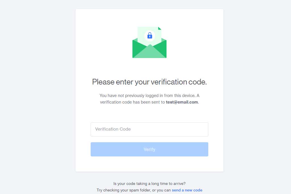 email code