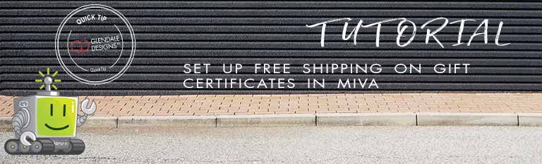 Miva Free Gift Certificates