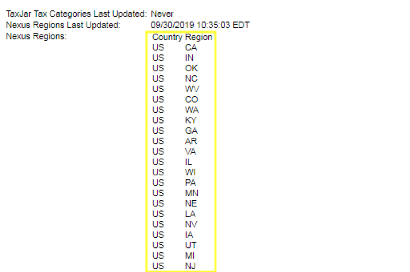 Confirm your states in Miva