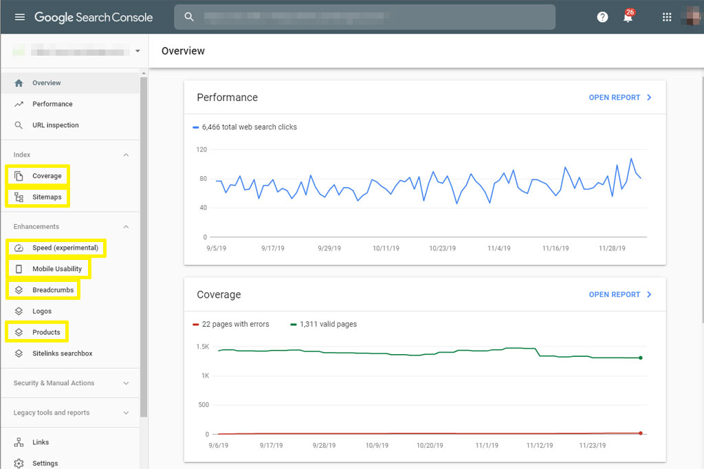 Google Search Console Overview