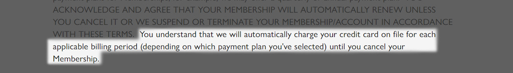 Causebox Membership payment rules