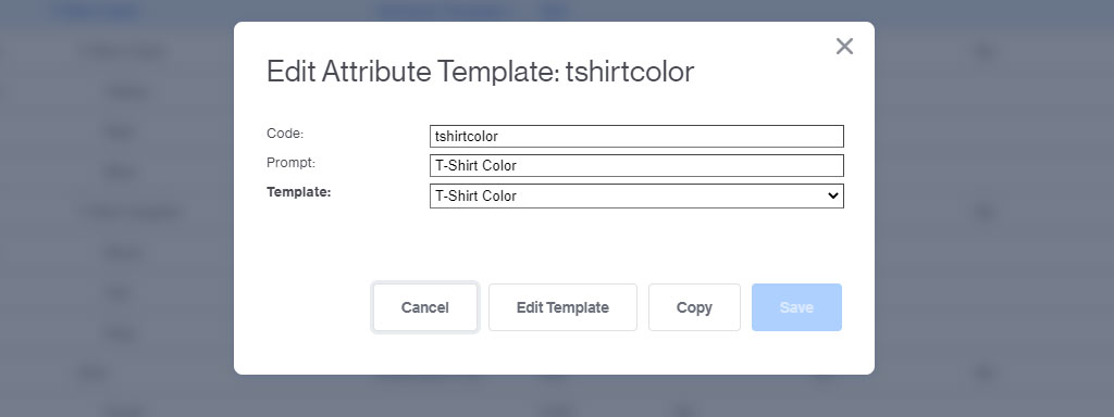 Link or Copy Attribute Template