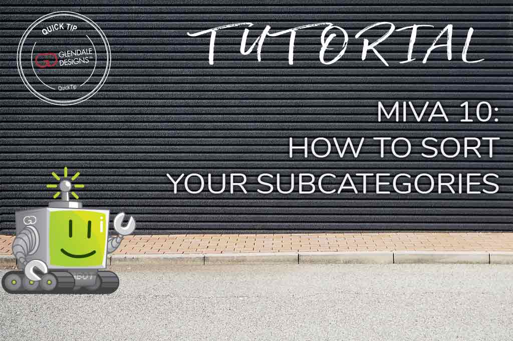 How To Sort Your Subcategories