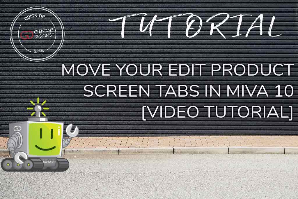 Move Your Edit Product Screen Tabs