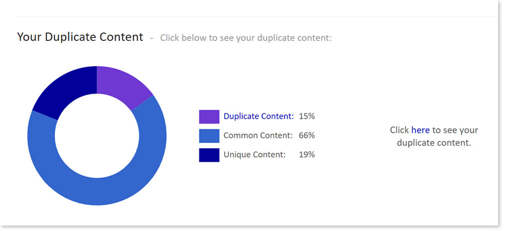On-Page SEO errors - duplicate content
